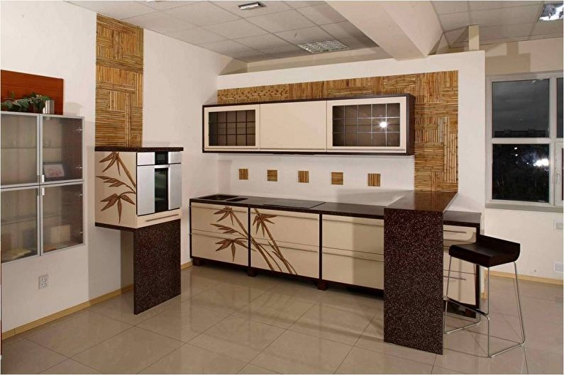 Bucătărie în stil oriental - fotografie de design interior
