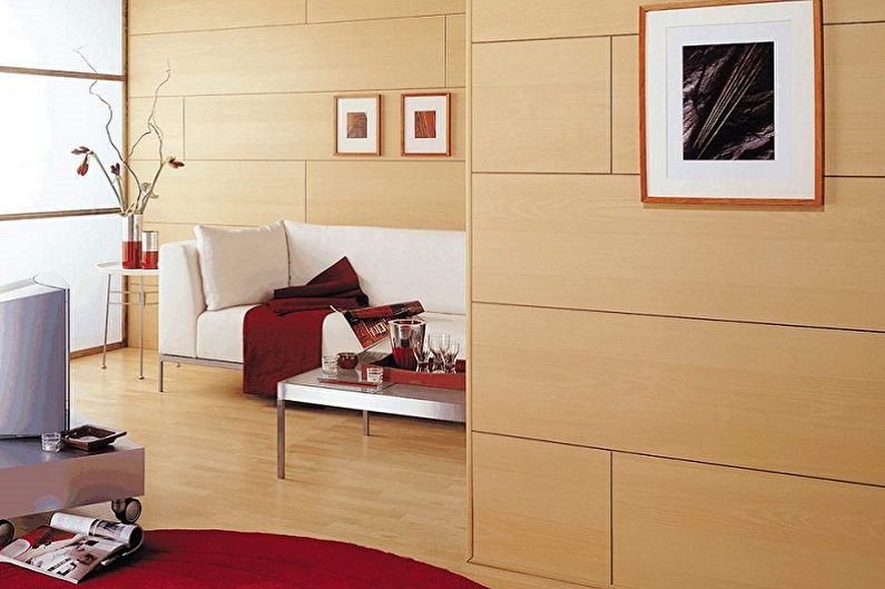 Druhy stěnových panelů pro výzdobu interiérů - dřevovláknité desky