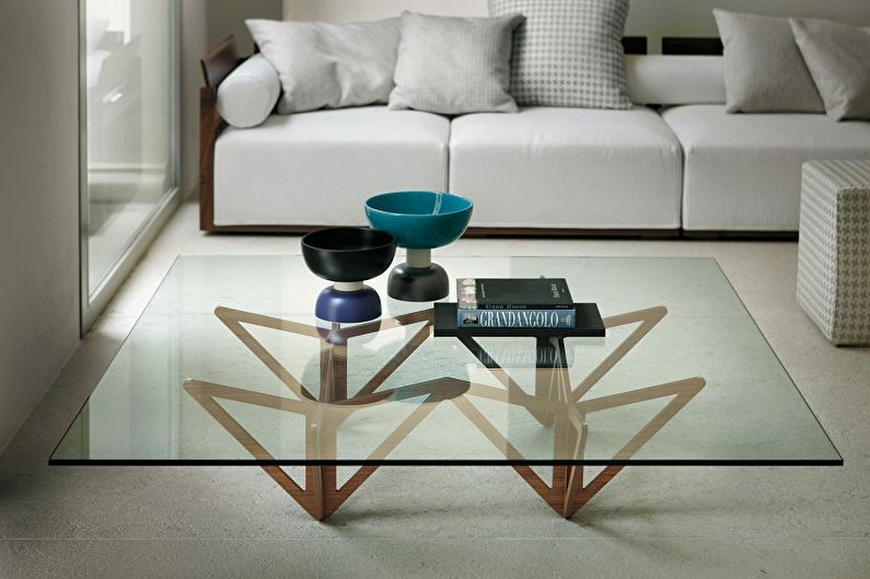 Szklane stoliki kawowe - zdjęcie