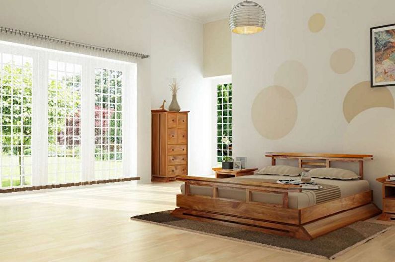 Japansk soveværelse - foto af interiørdesign