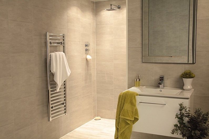 Plastmasas paneļu veidi vannas istabai - PVC faktūras vannas istabai