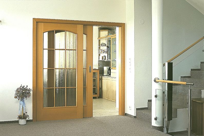 Druhy vnútorných posuvných dverí podľa typu pohybu - Otvory