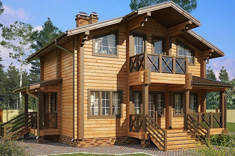 Dřevěné domy - hlavní typy