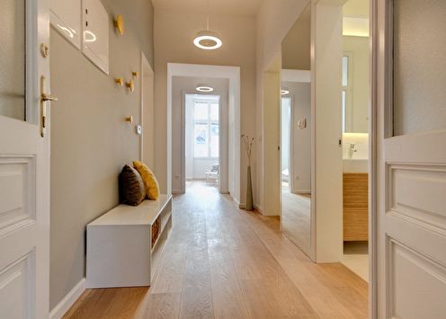 Дизайн на коридора в апартамента: 80 снимки и идеи