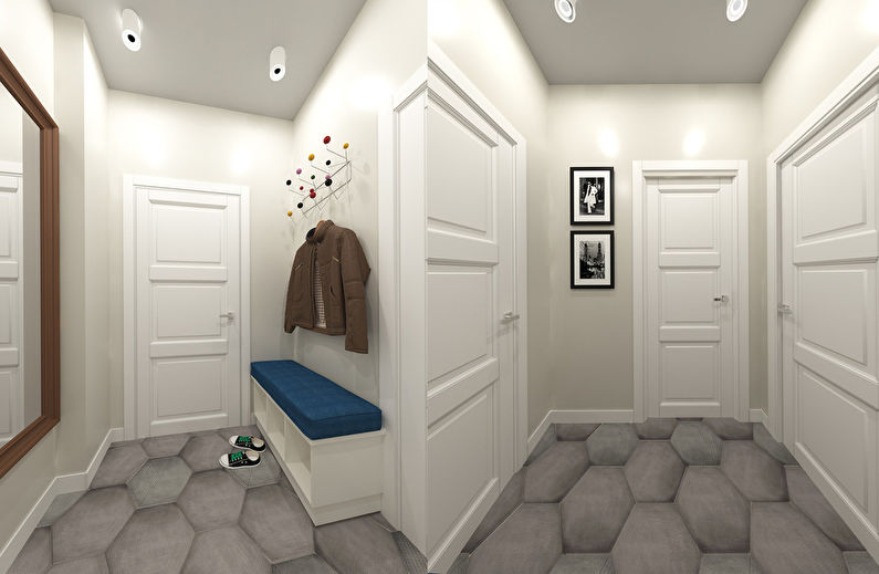 Návrh projektu malého bytu, 40 m2 - foto 5