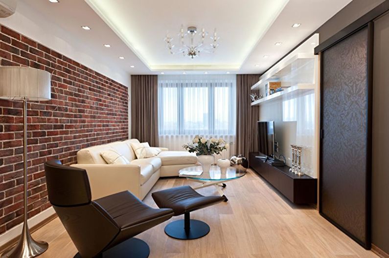 Design de interiores de sala de estar - foto