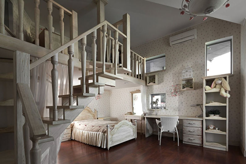 Chambre d'enfant de style provençal - Design d'intérieur