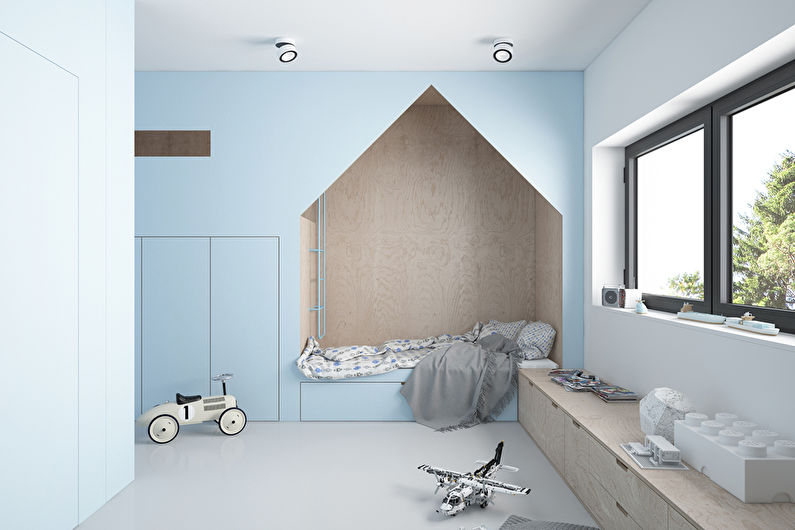 Minimalism kids room - Diseño de interiores
