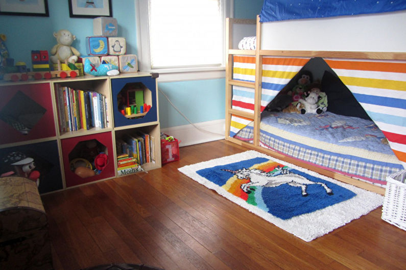 Diseño de habitaciones para niños - Acabado del piso