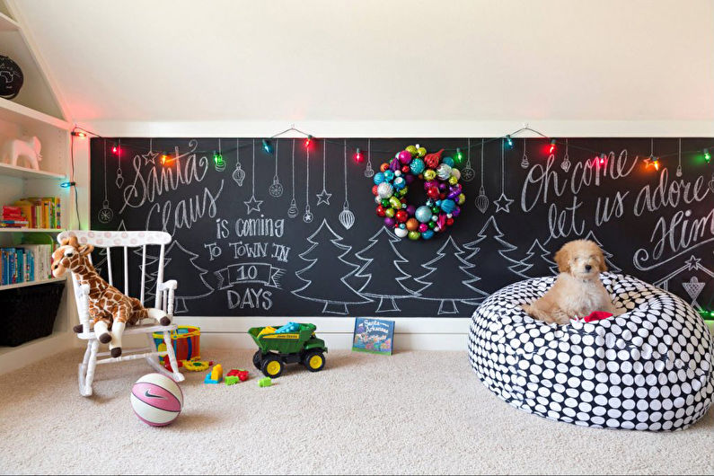 Diseño interior de una habitación infantil - foto