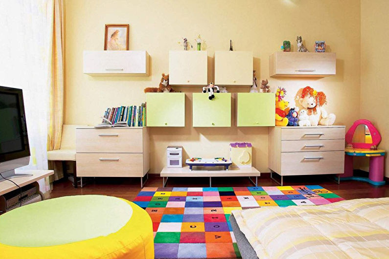 Εσωτερική διακόσμηση παιδικού δωματίου - φωτογραφία