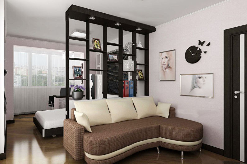 Ložnice-Obývací pokoj Design - Podlahy