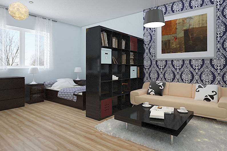 Design ložnice - obývací pokoj - dekorace na zeď