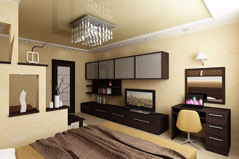 Soveværelse-stue-design - loftsafslutning
