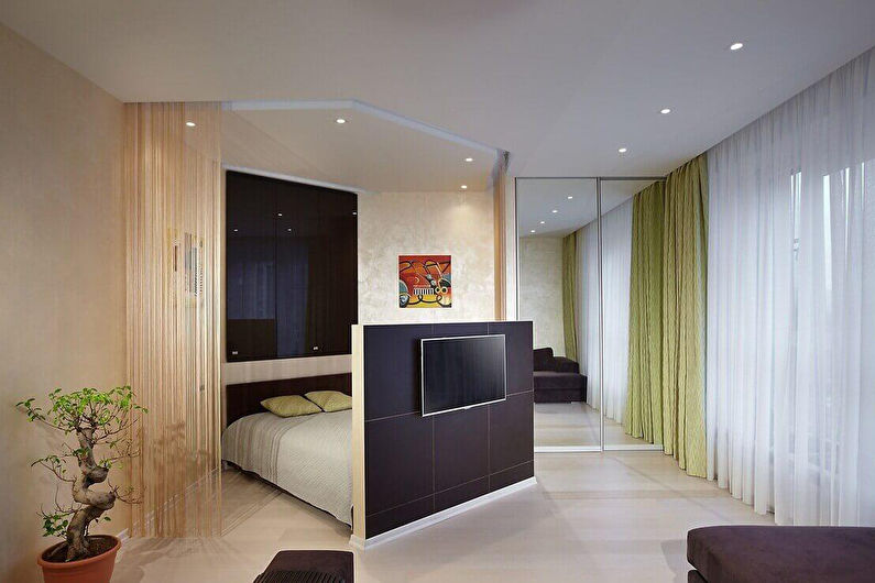 Design af et soveværelse-stue - Sådan vælges møbler