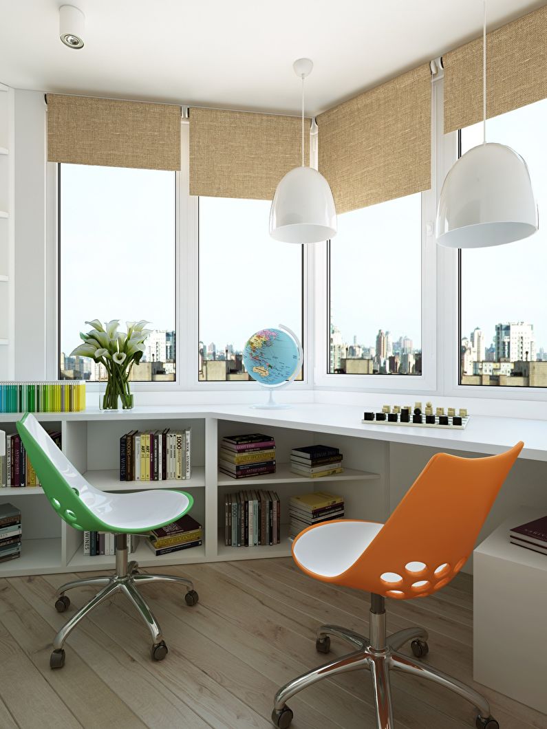 Apartment ng Scandinavian style, 90 m2 - larawan 10