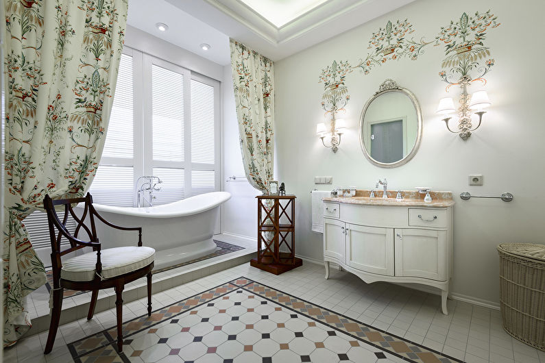 Koupelna v klasickém stylu - sanitární keramika