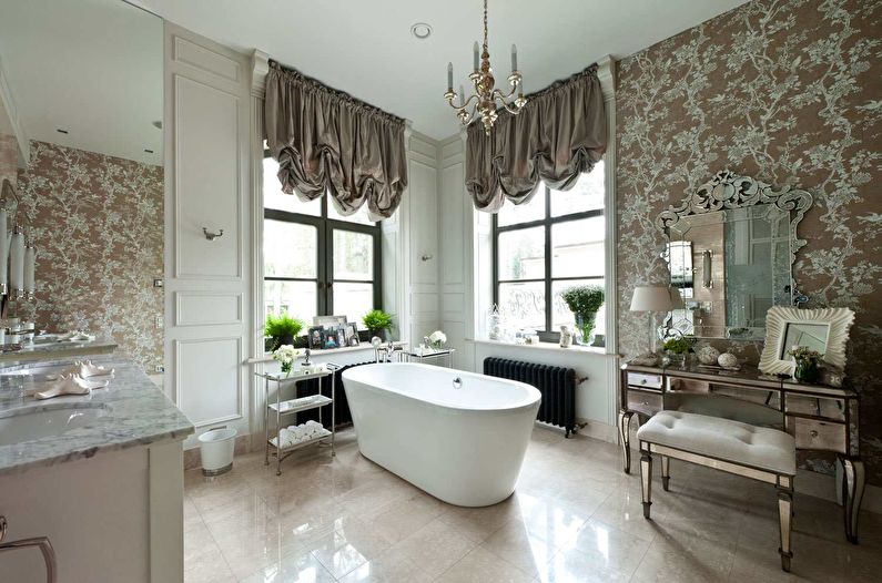 Perabot bilik mandi gaya klasik