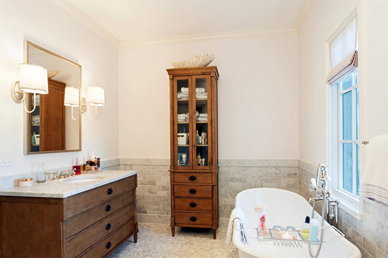 Design de interiores de uma casa de banho de estilo clássico - foto