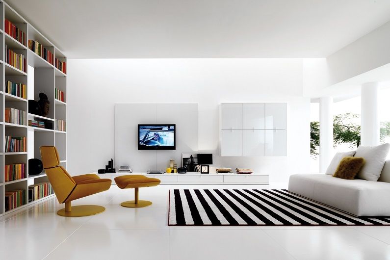 Návrh interiéru obývacej izby 16 m2. - Foto