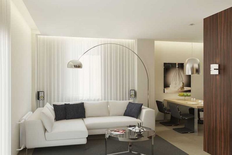Interior design di un soggiorno 16 mq - Foto