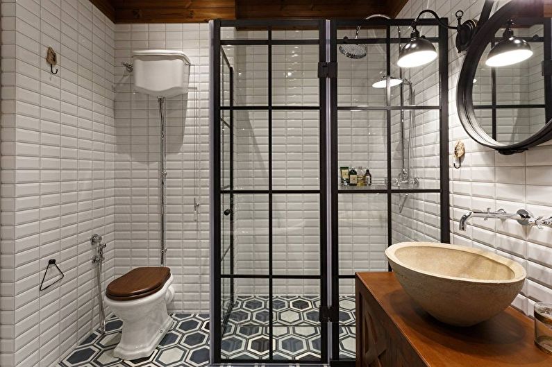 Дизајн ентеријера за купатила у скандинавском стилу - фото