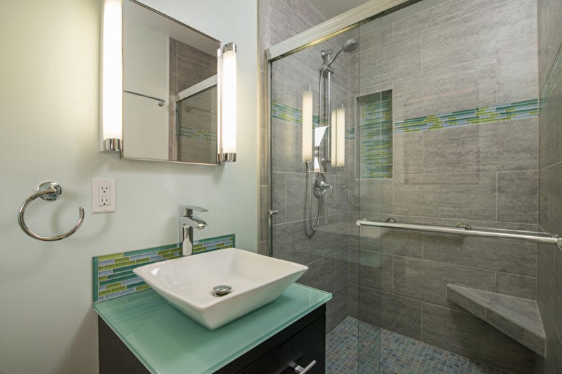 Noformējiet vannas istabu modernā stilā - Santehnika
