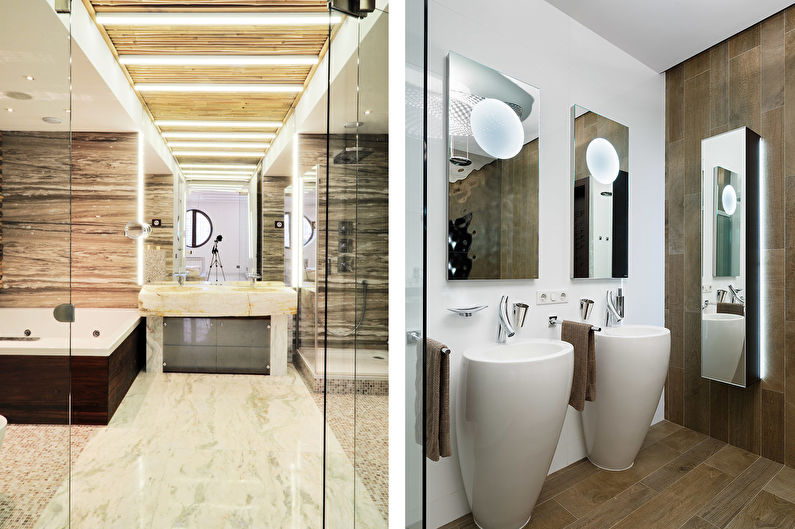 Projektowanie wnętrz łazienki w nowoczesnym stylu - zdjęcie