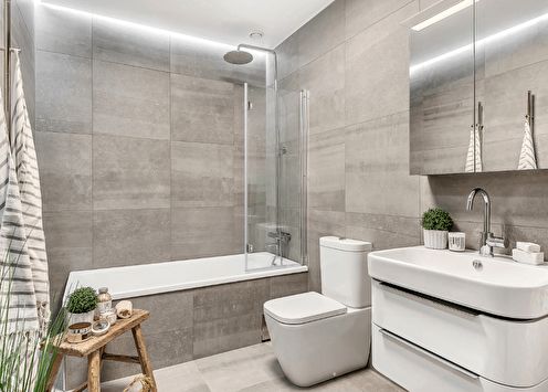 Vannas istaba modernā stilā (foto +72)