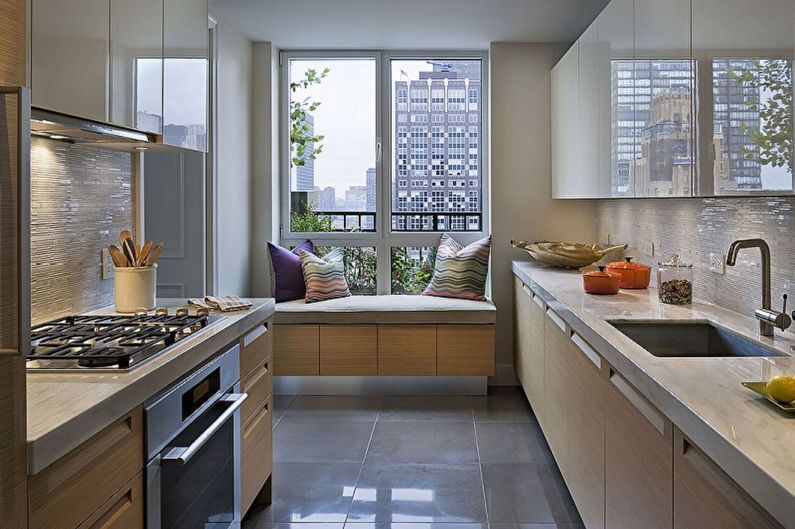 Køkken - Design af et rektangulært rum