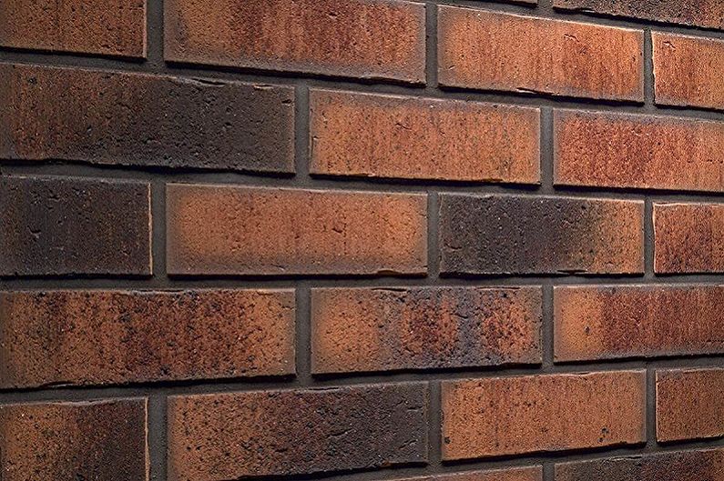 Mga uri ng pandekorasyon na mga brick para sa interior decoration - Clinker brick