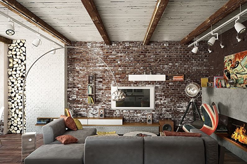 Decorative brick for interior decoration - Color scheme