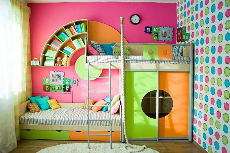 Bunk Bed with Sofa - Design