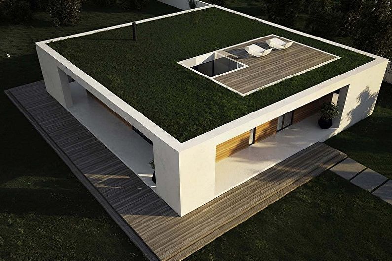 Idei de aspect pentru case cu rame - Alegerea formei acoperișului