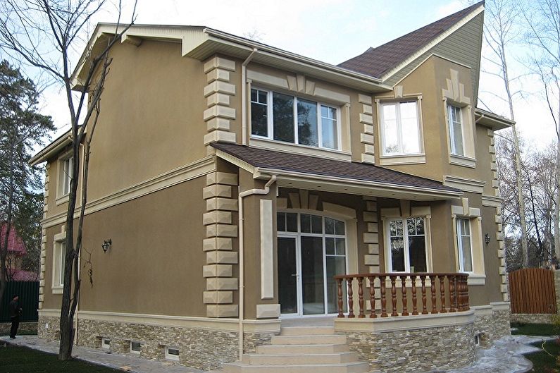 Maisons à ossature - Décoration de façade