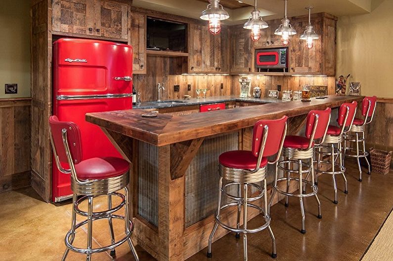 Types of bar stools for the kitchen - Height