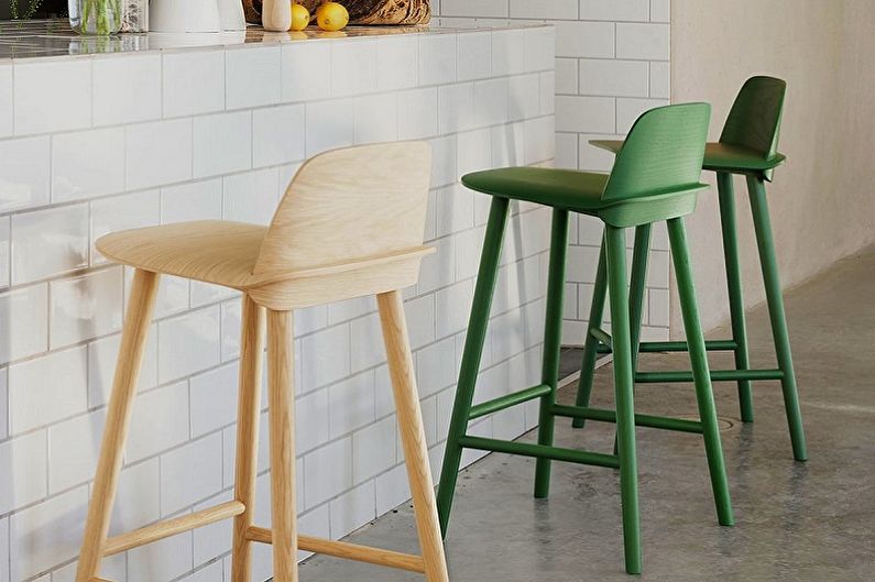 Typy barových stoliček do kuchyně - Výška