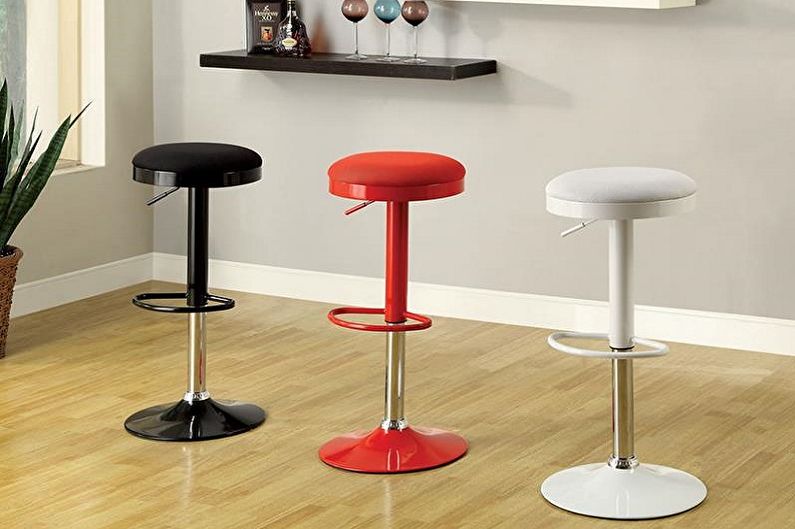 Bar stools for the kitchen - photo