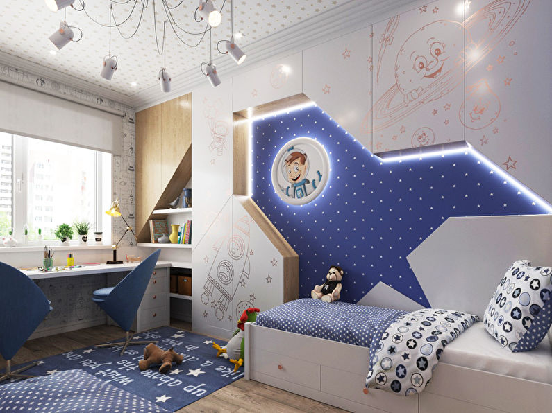 Rocket: Detská izba pre dvoch chlapcov