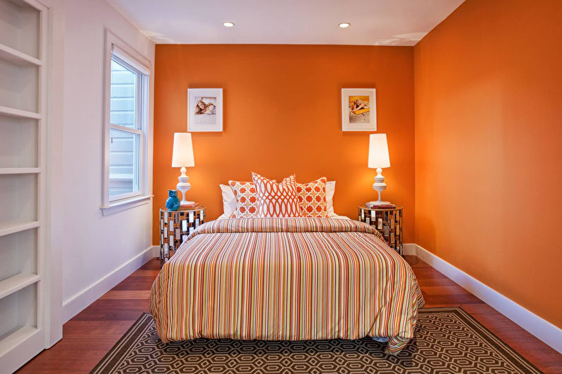 Krāsu kombinācijas grīdai, sienai, griestiem un mēbelēm - kontrasta kombinācijas