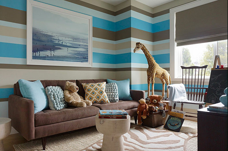 Combinații de culori pentru podele, pereți, tavane și mobilier - Combinații reci și calde
