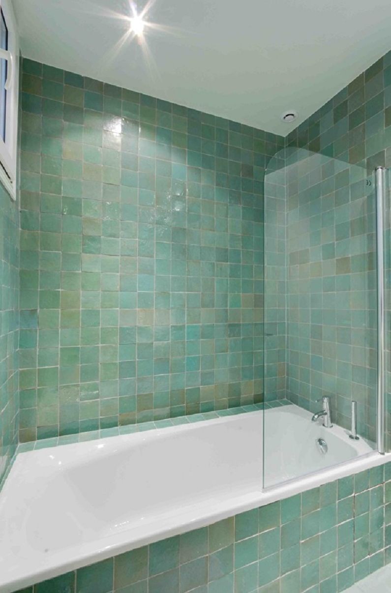 Τυρκουάζ φωτογραφία μπάνιου - Εσωτερική διακόσμηση
