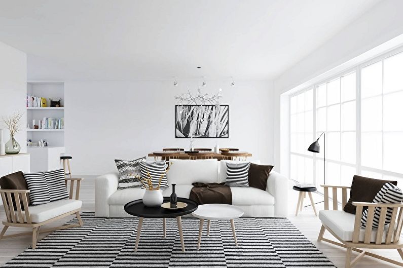 Скандинавски стил в интериора - Мебели