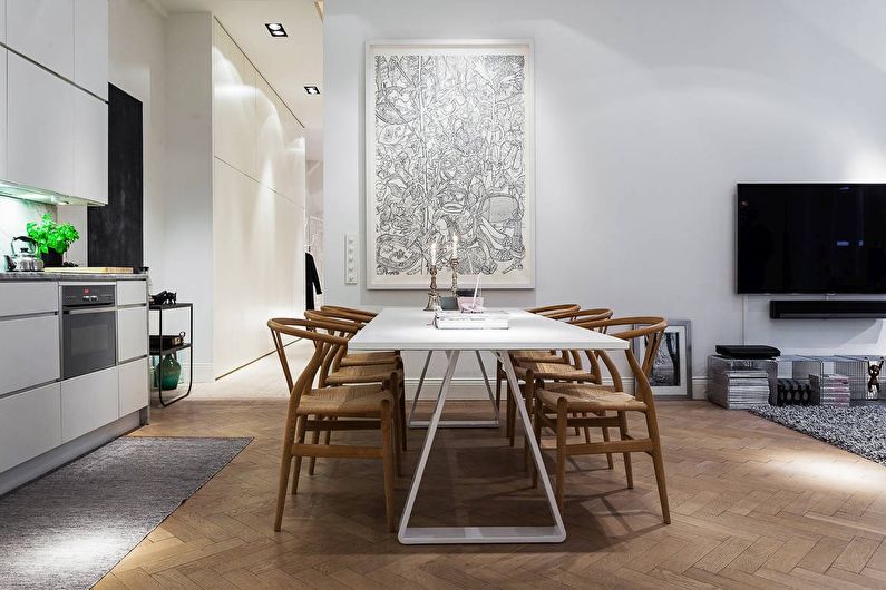 Skandinavisk stil i interiören - Möbler