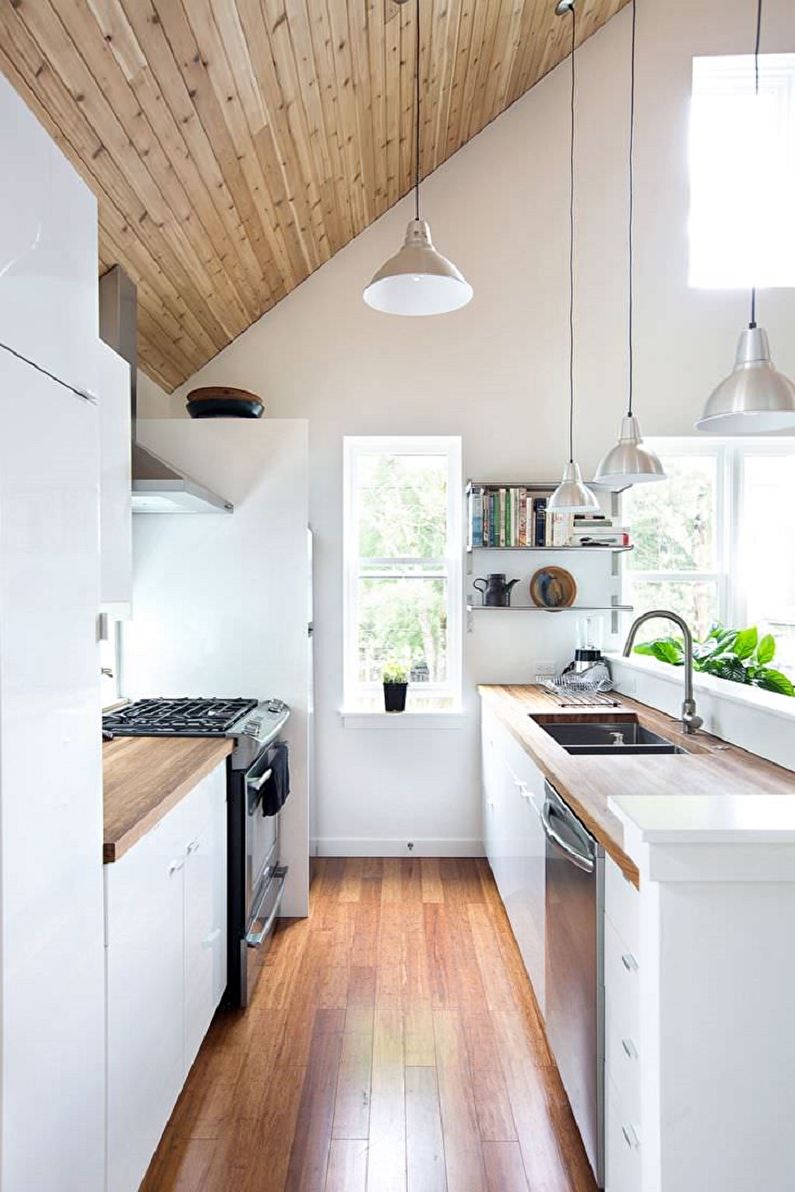 Zdjęcie kuchni w stylu skandynawskim - projektowanie wnętrz