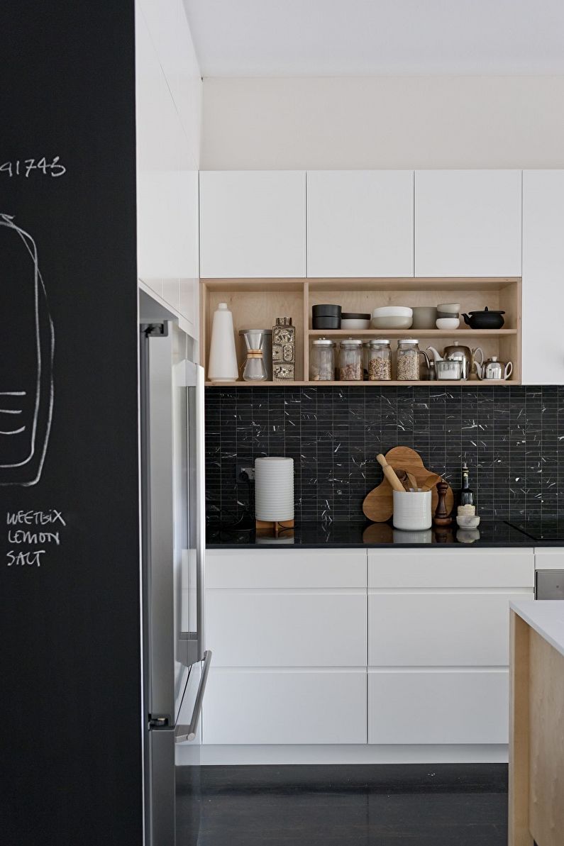 Fotografie kuchyně ve skandinávském stylu - interiérový design