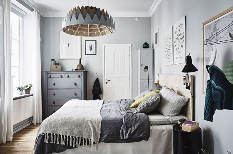 Phòng ngủ theo phong cách Scandinavia - Thiết kế nội thất