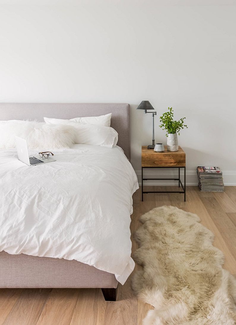 Спалня в скандинавски стил снимка - Интериорен дизайн
