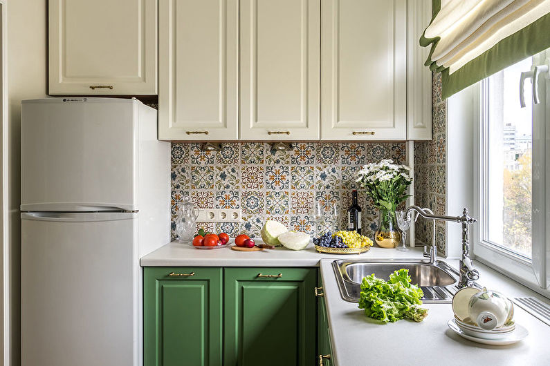 Cozinha 7 m² em estilo provençal - Design de Interiores