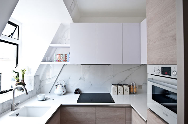 Dizajn kuhinje 7 m² - Lagana paleta